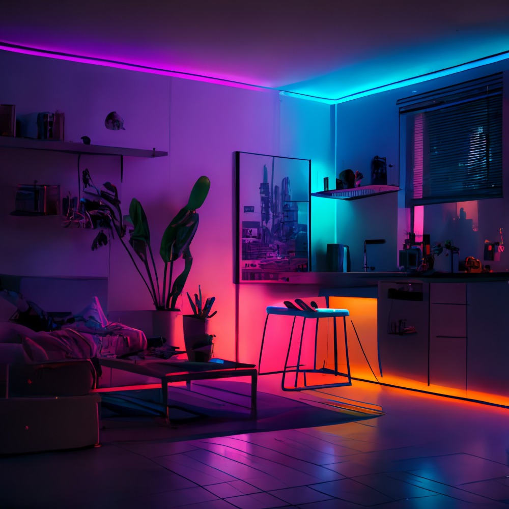 IR Remote LED Strip Lights with Music Sync & DIY Mode - RGB Color Changing Gradient Breathing Flashing USB Powered 25FT 50FT 60FT 65FT 100FT for Bedroom Gaming Room Party Holiday Decoration
