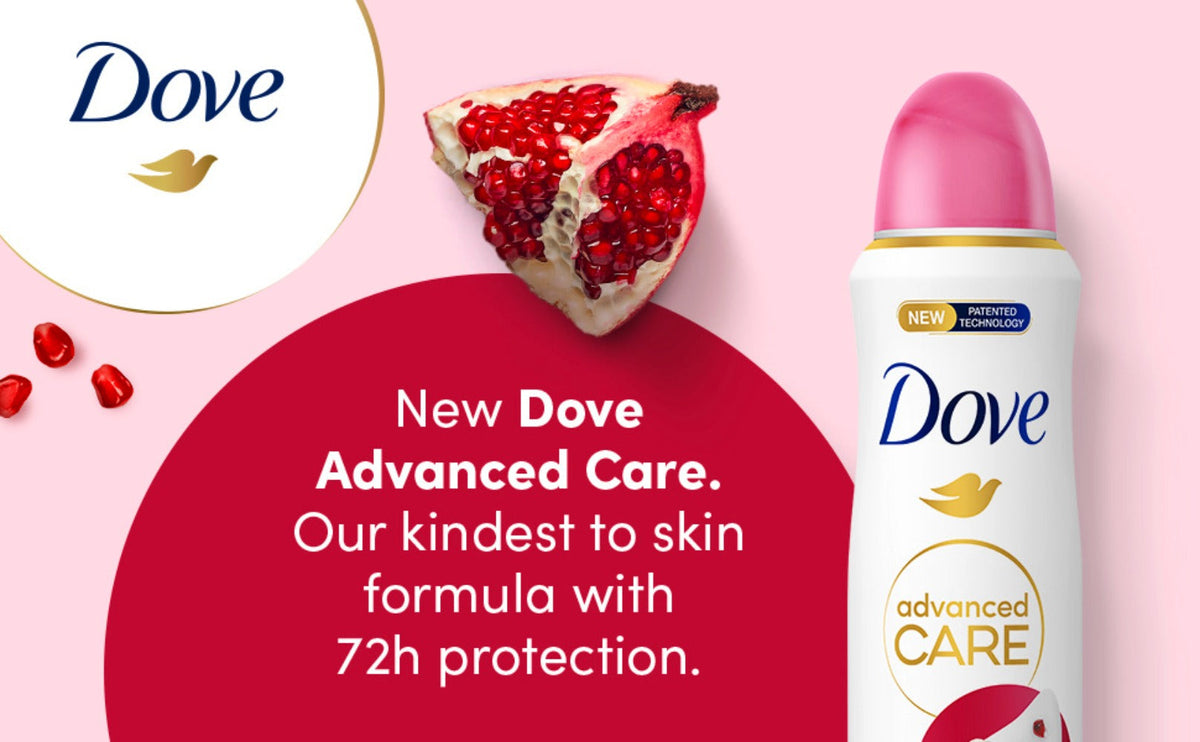 Pomegranate & Lemon Verbena Body Spray for Women Dove Go Fresh 150ml Long Lasting Freshness Quick Dry Invisible No White Marks Non-Sticky Lightweight Daily Deodorant Spray for Gym Travel 5oz
