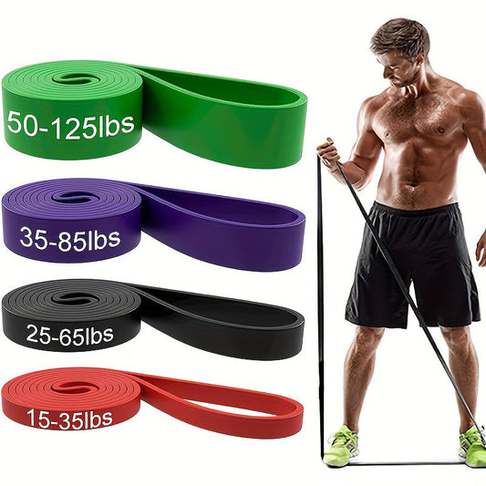 Resistance Bands Set, 4 TPE Loop Bands for Pull-Up Assistance and Home Workouts