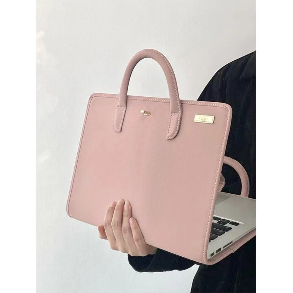 Laptop Sleeve Bag 13 14 15.6 16 Inch Protective Case with Carrying Strap Inner Liner Pouch Compatible MacBook HP Dell Lenovo Multi-Color Portable Shoulder Handbag Travel Briefcase for Women Men