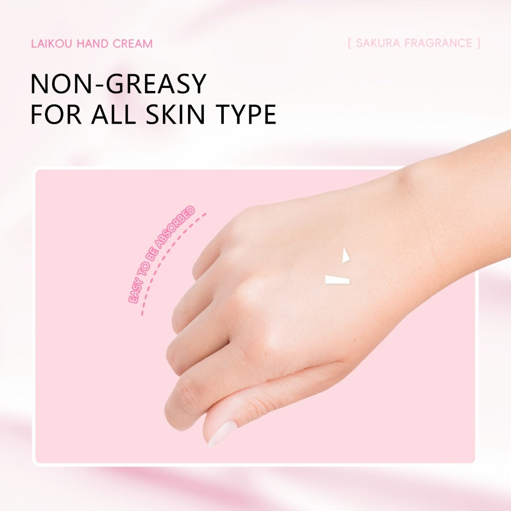 Hand Cream Bulk Pack 20pcs Cherry Blossom LAIKOU Japanese Vitamin C & Glycerin Moisturizing – Deep Hydration for Dry Skin, Nourishing Hand Lotion Mini Travel Size Gift Set for Women