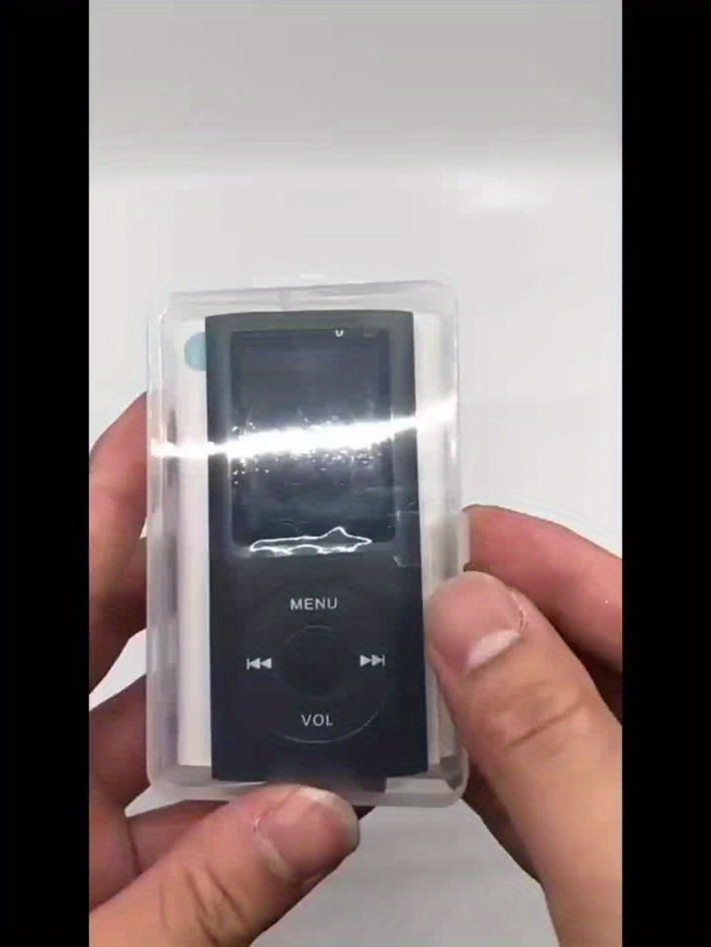 MP3 Player with 64GB Expandable Storage, 8-Hour Battery, Lossless FLAC HiFi Audio, Voice Recorder, E-Book Reader, Photo & Video Viewer, Aluminum Alloy Body, No Bluetooth, Wired Earphone Included