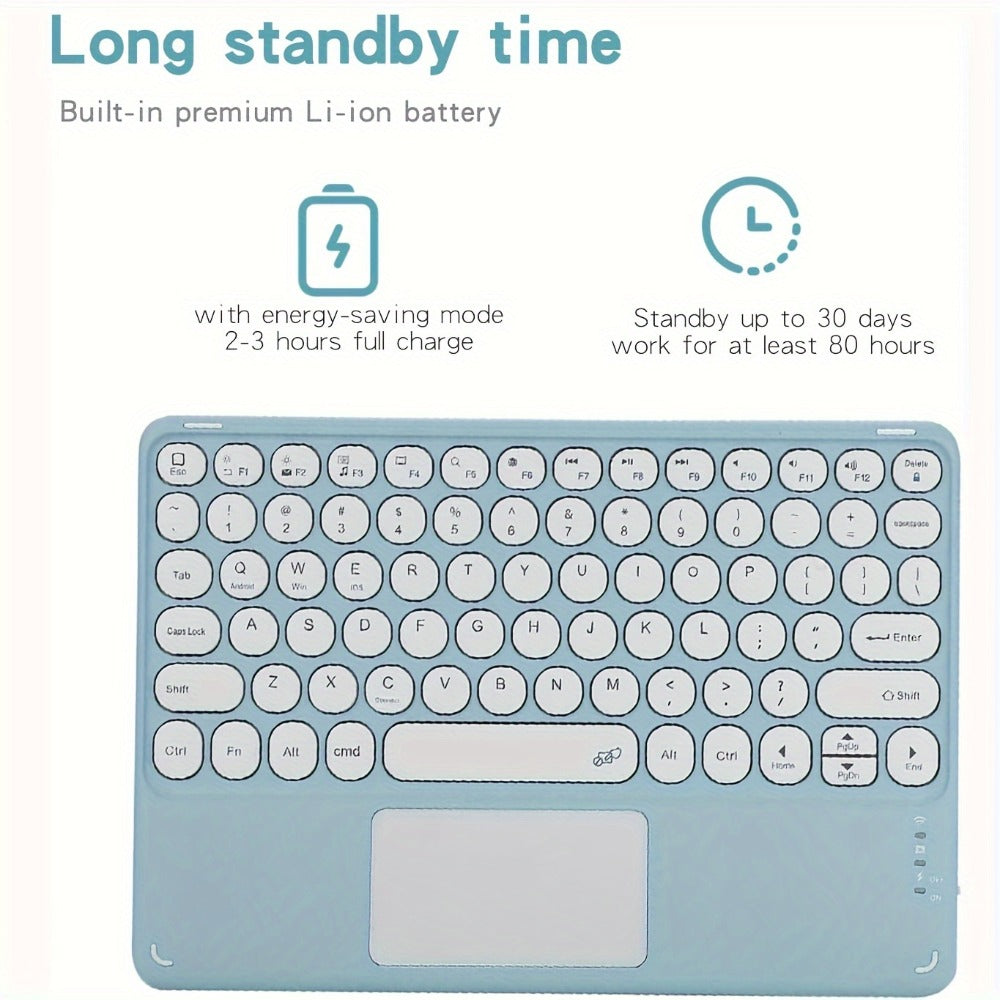 360° Rotatable iPad Keyboard Case with Backlit Keys, Trackpad & Apple Pencil Holder – Compatible with iPad Pro 11", iPad Air 5th/4th/3rd, iPad 10th/9th/8th/7th Gen, iPad Pro 10.5 – Chocolate Design