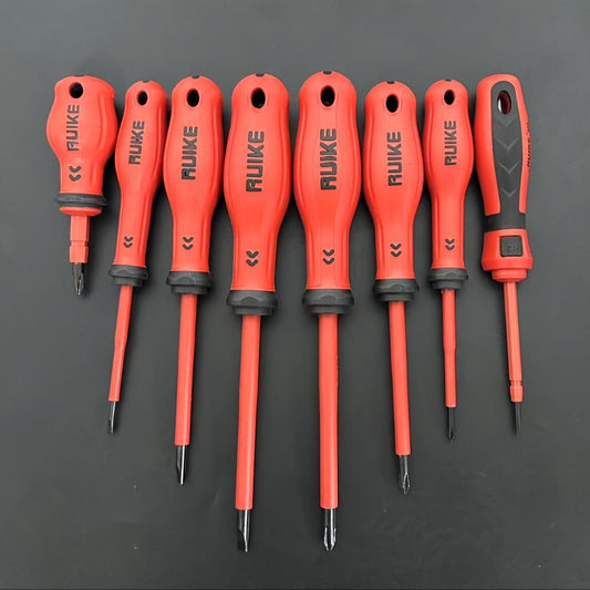 Magnetic Screwdriver Set, 8-Piece Slotted & Phillips with Non-Slip Handles