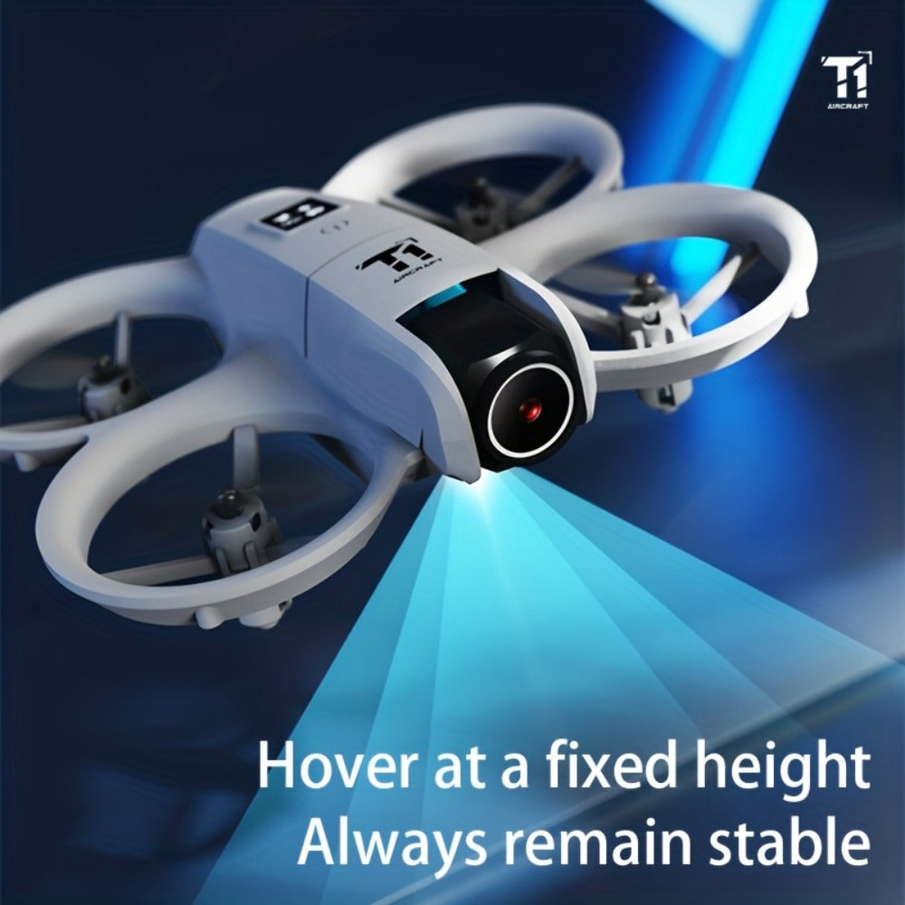180° Rotating Dual Camera Drone Optical Flow Positioning Gyroscope Stabilization 360° Roll One-Button Takeoff Landing Calibration | Beginner Adult RC Quadcopter Gift for Kids Boys Girls