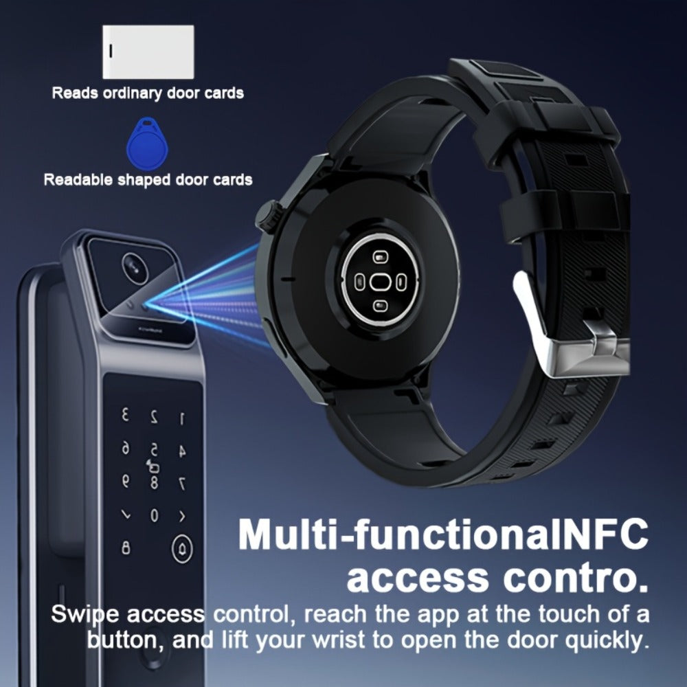 Round Smartwatch 2.01" Extra Large Screen with Wireless Calling, 100+ Sport Modes, Sleep Monitor Heart Rate, Built-in Games Weather Calculator Pedometer, Unisex Smart Watch for Men Women – Black Silver 5 Styles