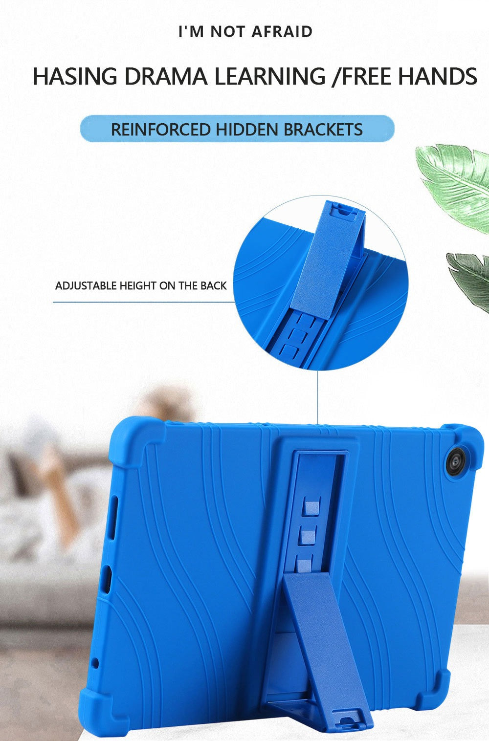 T-Mobile Revvl Tab 2 Case 10.1 Inch Shockproof Soft Silicone Protective Cover Slim Flexible TPU Shell Full Body Protection Anti-Scratch for Revvl Tab 2 Black Blue Rose Red