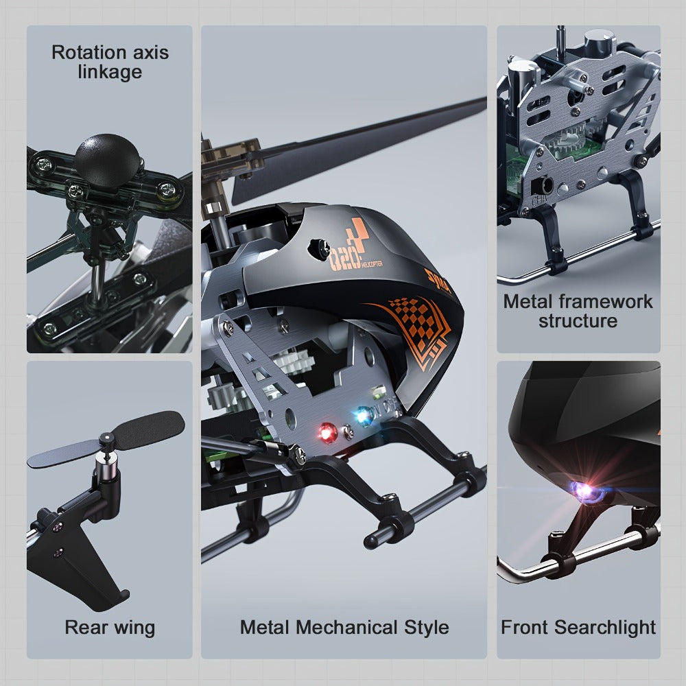 SYMA Q20 RC Helicopter for Kids, 3.5 Channel Altitude Hold with One-Key Takeoff, Black