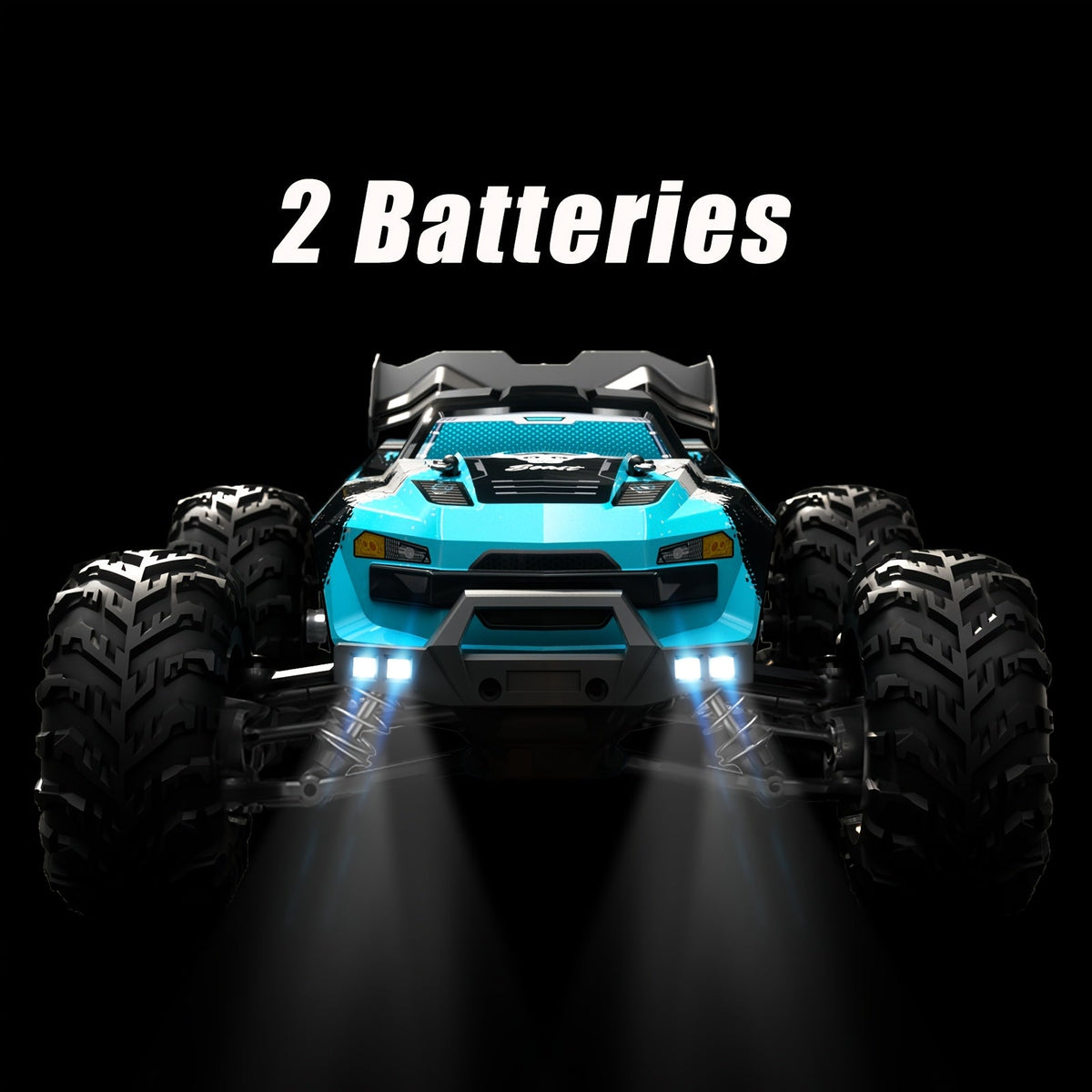 High Speed RC Car, 1:16 Scale 4WD Off-Road Car with RC390 Motor, 70KM/H Top Speed