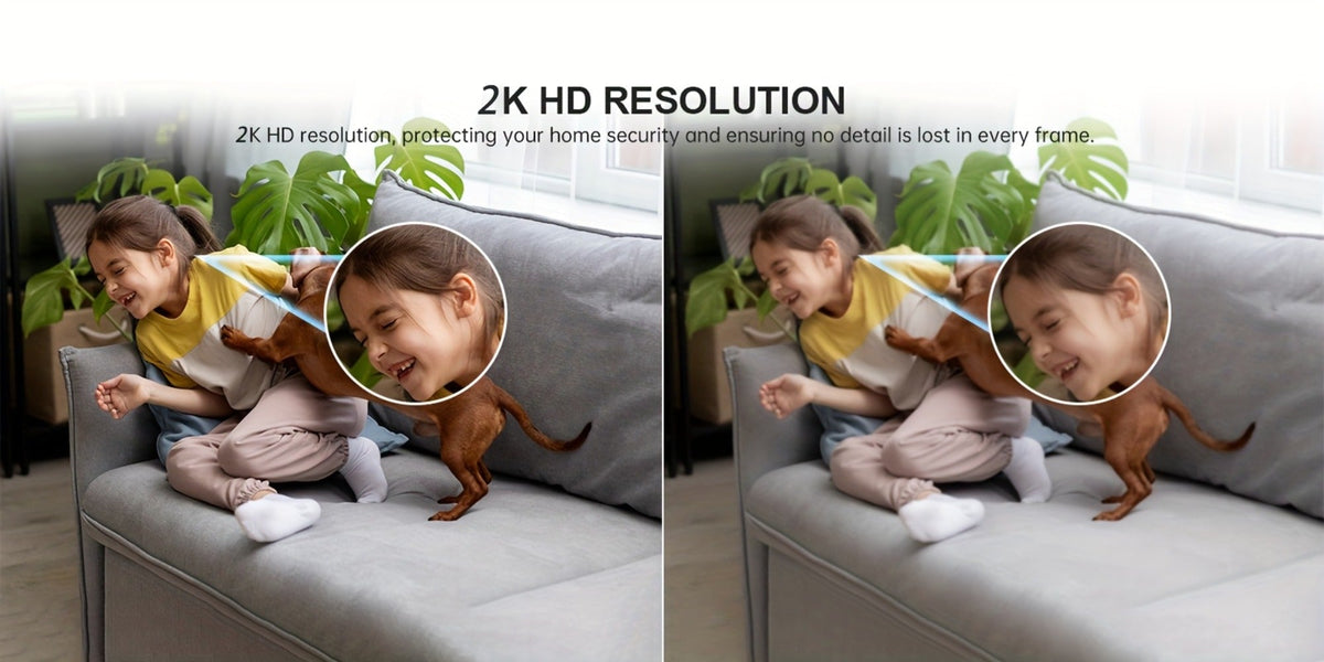 2K WiFi Clock Camera for Home, 5GHz & 2.4GHz Dual Band Wireless Indoor Security Camera, Nanny Cam Baby Monitor Dog Camera, Full Color Night Vision, Motion Detection, Two-Way Talk, Hidden Design