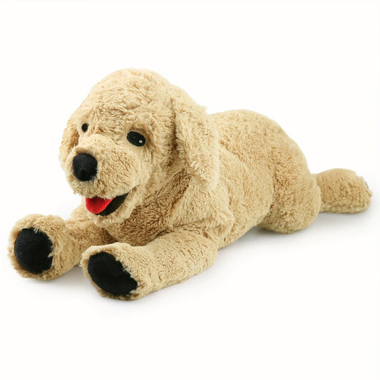 Golden Retriever Stuffed Animal, 21-Inch Plush Dog for Display and Cuddling