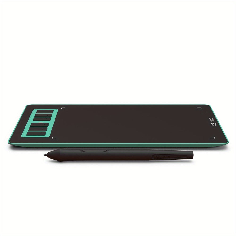 Graphics Drawing Tablet XENX P1-640 8192 Pressure Sensitivity 6 Hot Keys 6.6x4.1 Inch Active Area Battery-Free Stylus Compatible with Mac Windows PC Android for Digital Art Animation OSU Design