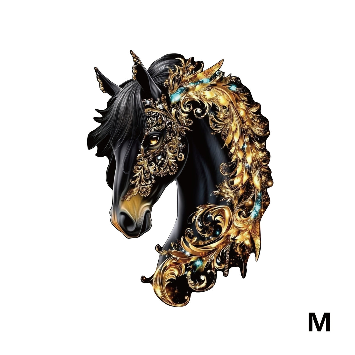 Horse-Shaped Jigsaw Puzzle in Mixed Colors, Three Size Options