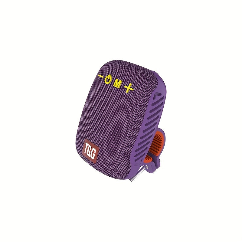 T&G 392 IPX5 Waterproof Cycling Bluetooth Speaker – Compact Outdoor Wireless Speaker with TWS Stereo, FM Radio, TF Card & USB Drive Support, Type-C Charging, Compatible with Phone & Tablet