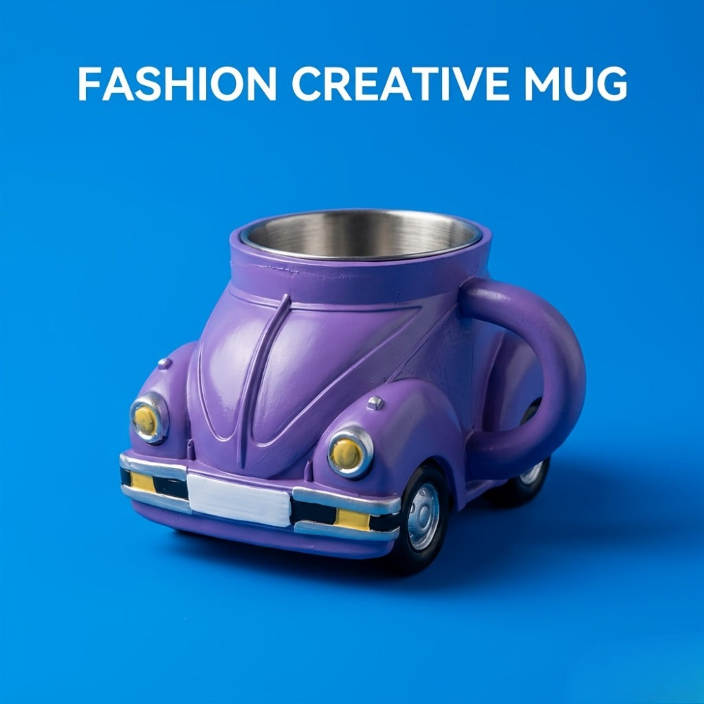 Sports Car Shape Coffee Mug – Fun Novelty Car Shaped Drinking Cup Large Capacity – Unique Tea Cup for Office & Home Decor – Cool Birthday & Christmas Gift for Car Lovers – 6 Colors