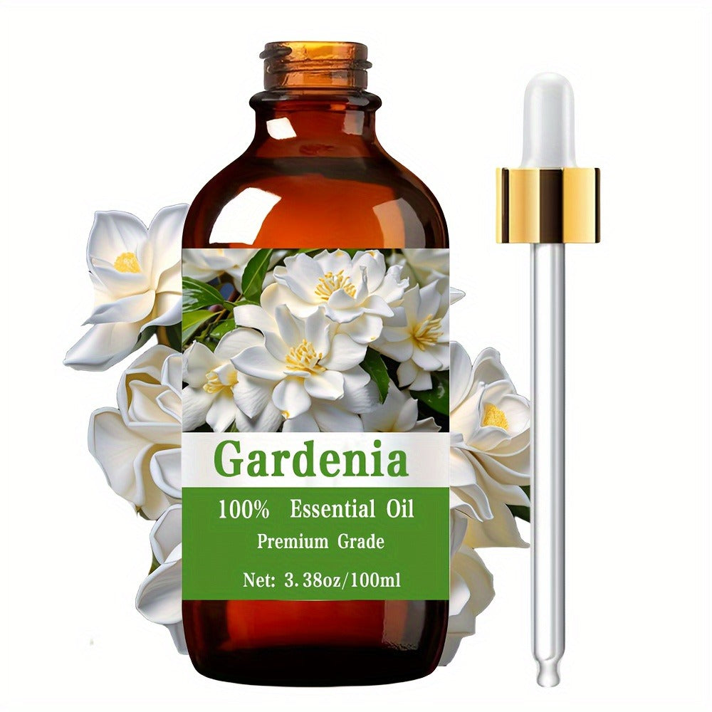 Gardenia Aromatherapy Body Oil 100ml – 100% Pure Care Grade Floral Essential Oil for Nail, Hair & Skin Care, Massage & Meditation | Moisturizing Unisex Wellness Oil | Relaxing Gift, 3.38 fl oz
