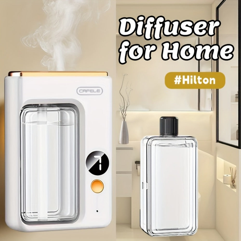 Ultrasonic Essential Oil Diffuser & Humidifier with Auto Shut-Off, Quiet Aromatherapy for Home Bedroom Office – Choose Hilton Gardenia Ocean Shangri-La Encounter Scent Bundle