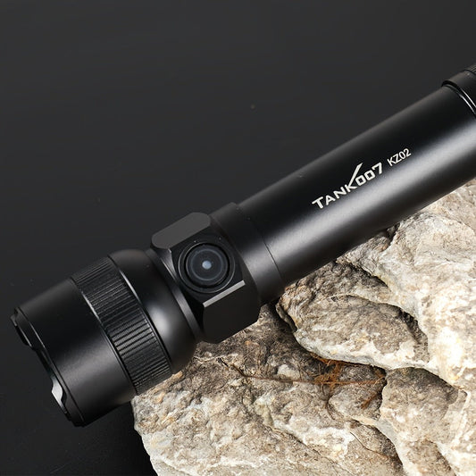 Mini LED Flashlight with 18650 Rechargeable Battery and Adjustable Focus