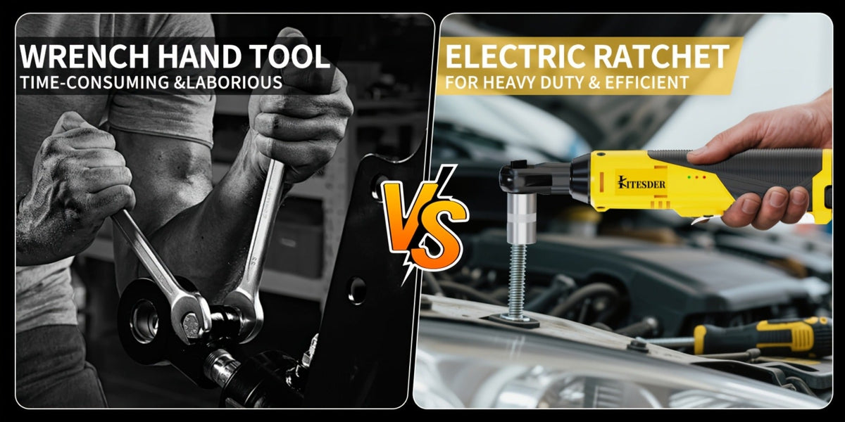 Electric Ratchet Wrench Set 12V Cordless with Lithium Battery – Fast Charge, Variable Speed Trigger, Socket Sleeves, for Automotive Repair, Screws & Nuts – Basic & Full Kit Options
