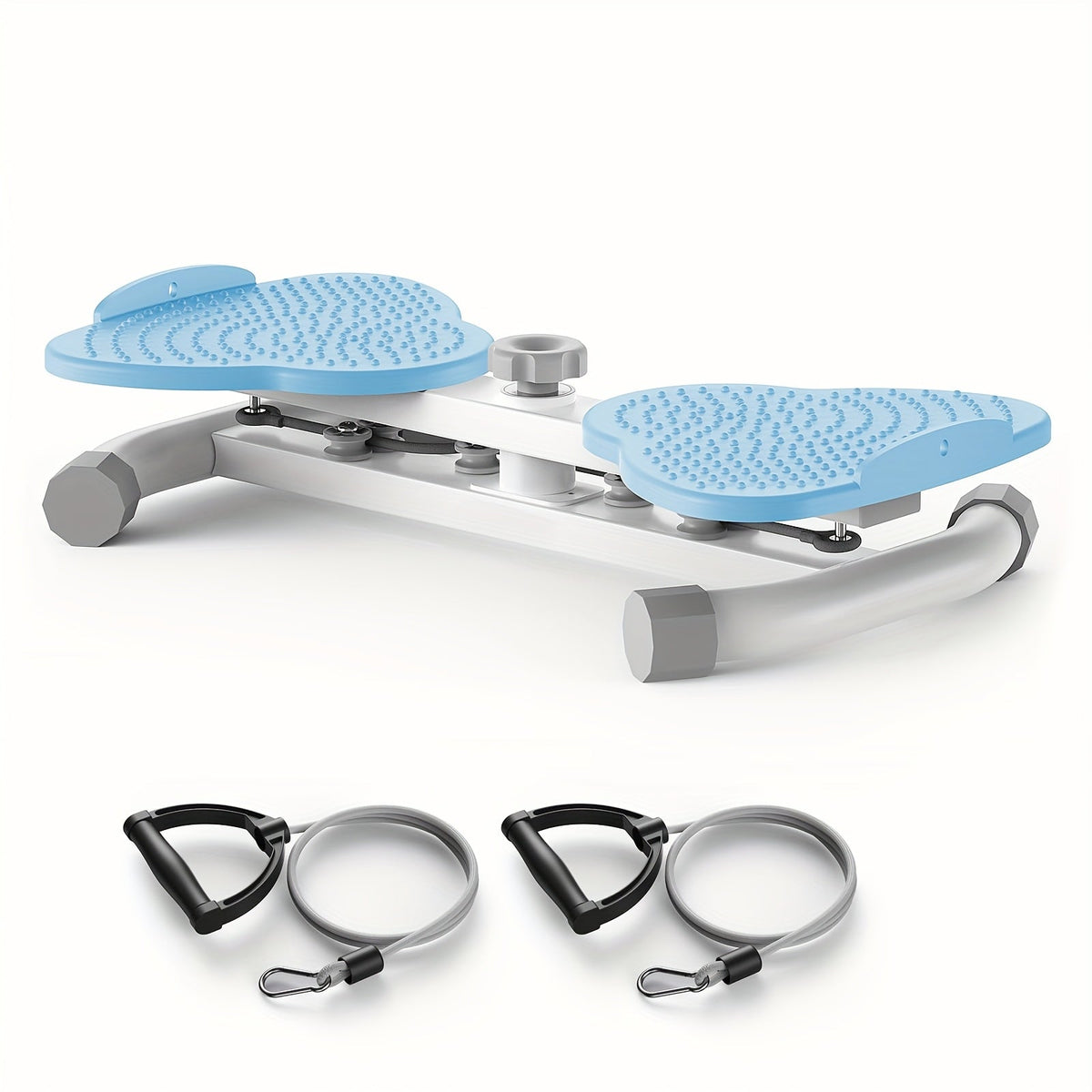 Waist Twisting Board Ab Twister for Home Gym – Noiseless 360° Twist Exercise Machine with Digital Display, Figure-8 Resistance Band & 360 LBS Capacity – Track Time, Reps & Calories