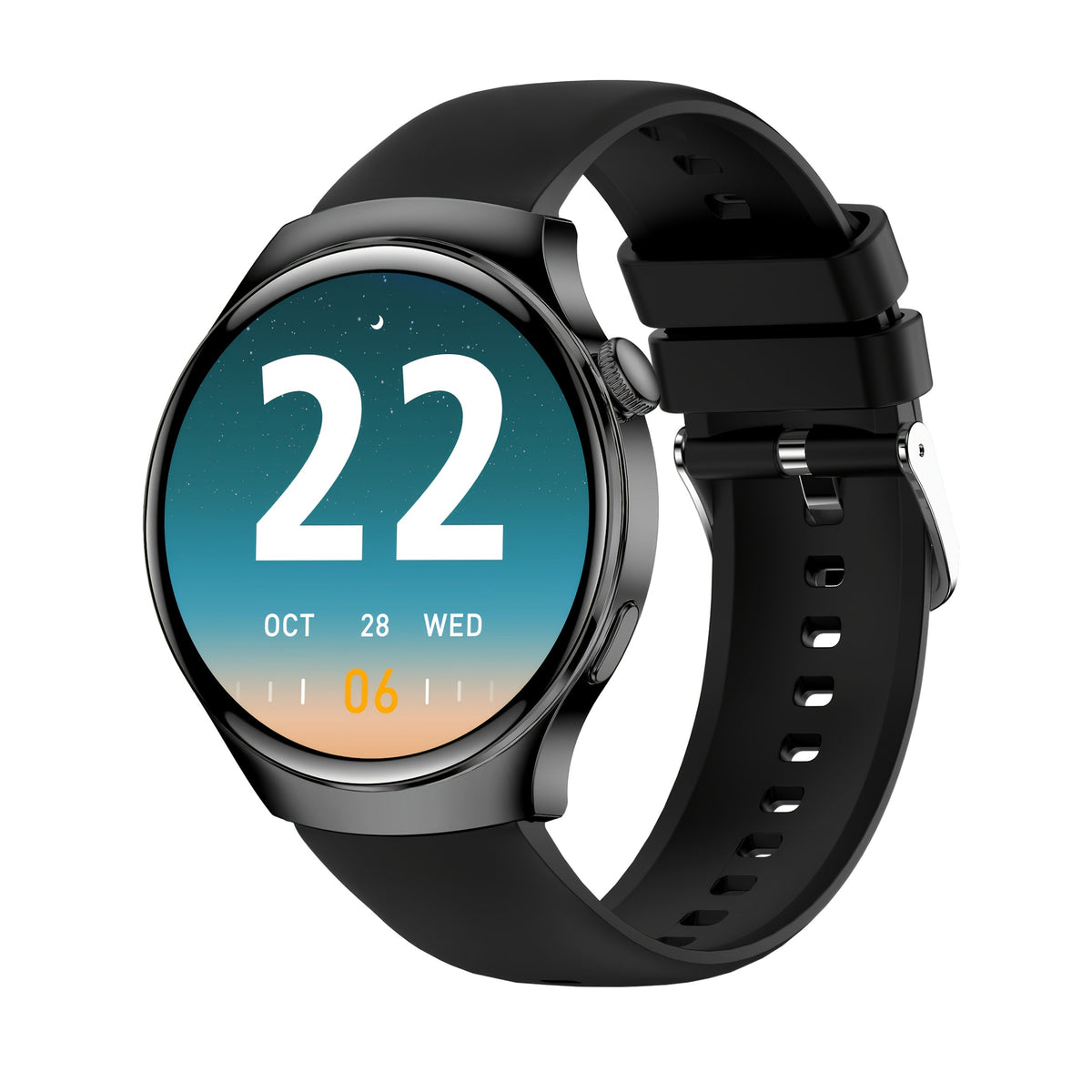 Watch 4 Pro Business Smartwatch for Men & Women, Wireless Calling, Weather Alerts, Music Control, Message Notifications, Step Counter & Calorie Tracker, Elegant Business Style – Compatible with Android & iPhone