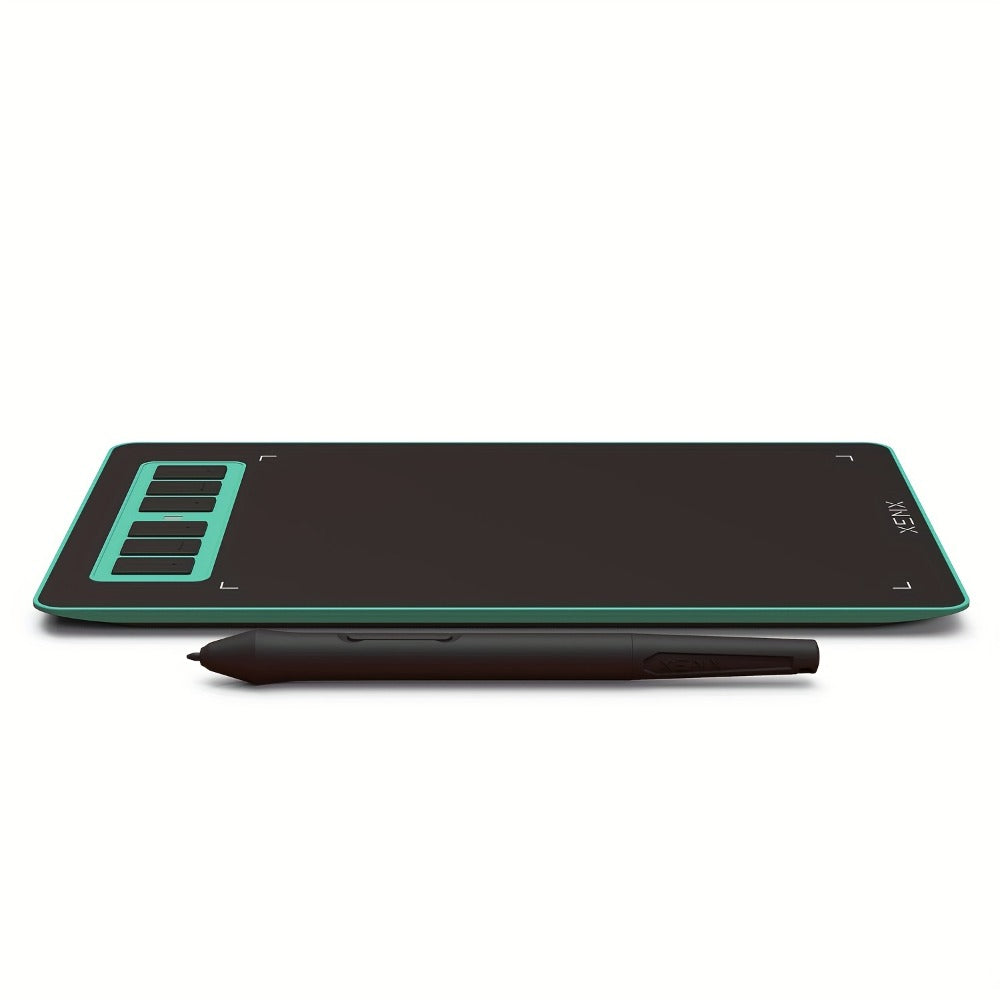 Graphics Drawing Tablet XENX P1-640 8192 Pressure Sensitivity 6 Hot Keys 6.6x4.1 Inch Active Area Battery-Free Stylus Compatible with Mac Windows PC Android for Digital Art Animation OSU Design