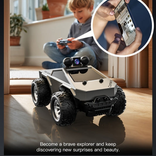 RC Off-Road Pickup Truck with 480P Camera, 1:28 Scale App-Controlled FPV Monster Truck