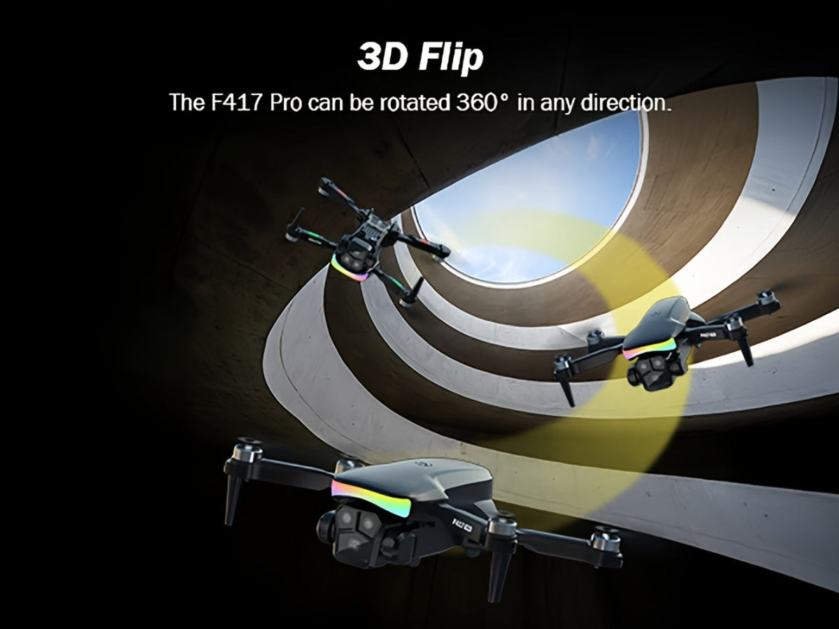 LCD Screen Drone Dual Cameras Brushless Motor Foldable RC Quadcopter Altitude Hold 3D Flips Headless Mode One-Key Takeoff Landing 32G SD Card | Beginner Adult Drone Gift for Kids Boys Girls