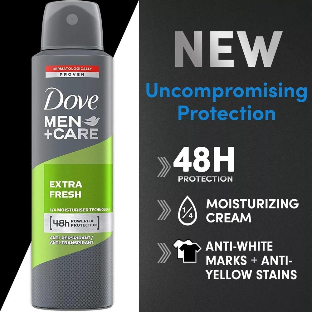 Deodorant Spray for Women 48-Hour - Fresh Protection Body Spray with Moisturizing Cream, Quick-Dry Aerosol Light Scent 150ml, Daily Underarm Care Value Pack 3 or 6 Pack