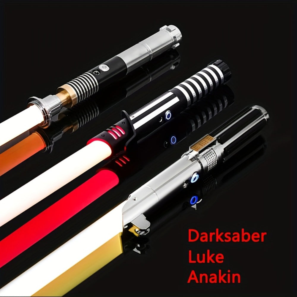 Light-Up Saber Toy with 16-Color RGB Lighting and Sound for Cosplay