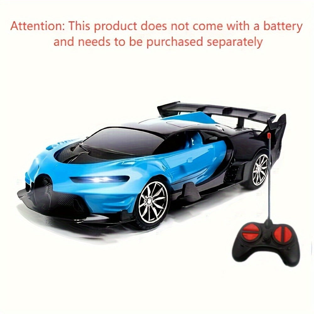 Drift RC Car 1:24 Scale with LED Lights, 4-Channel USB Rechargeable Sports Car Model