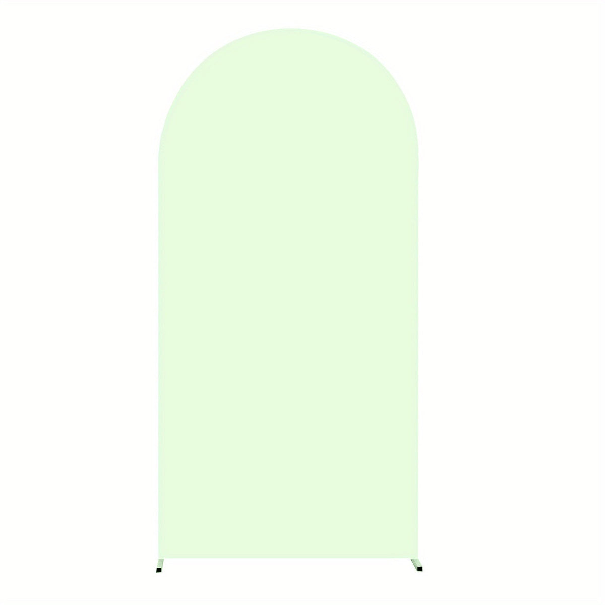 Wedding Arch Cover 6ft Polyester Fitted Round Top Backdrop Cover, Wrinkle-Free Machine Washable, for Wedding Ceremony Birthday Party Gender Reveal Banquet Decoration, 9 Colors Available