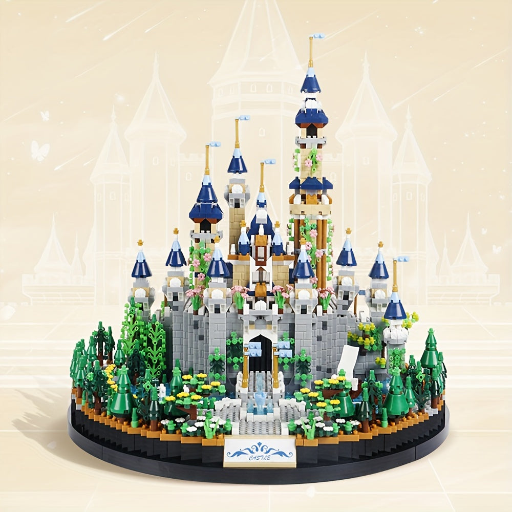 Princess Castle Building Blocks 3600 Pcs, Fairytale Palace Micro Brick Kit for Ages 8+