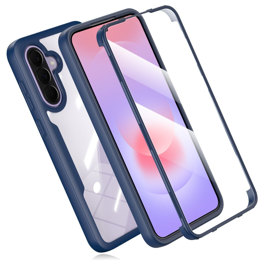 Samsung Galaxy A-Series Rugged Case with Built-In Screen Protector – Full Body Shockproof Phone Cover for Galaxy A15 A16 A17 A36 A37 A56 A57 5G | Heavy Duty Drop Protection