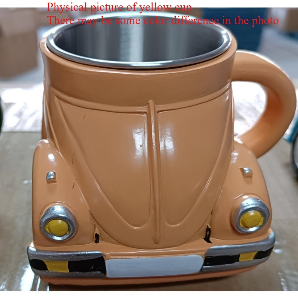 Sports Car Shape Coffee Mug – Fun Novelty Car Shaped Drinking Cup Large Capacity – Unique Tea Cup for Office & Home Decor – Cool Birthday & Christmas Gift for Car Lovers – 6 Colors