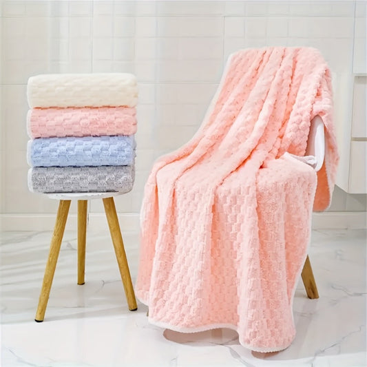 Waffle Weave Microfiber Bath Towel Sets, 4- or 8-Piece Color Options