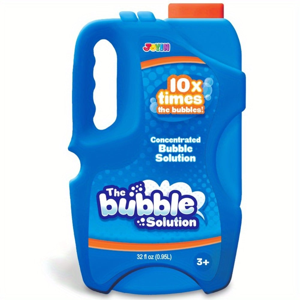 32oz Bubble Solution Refill Concentrate – Makes 2.5 Gallons, Compatible with Bubble Machines, Wands & Blowers, Non-Toxic Kids Outdoor Party Toy, Perfect for Birthdays, Weddings & Summer Fun