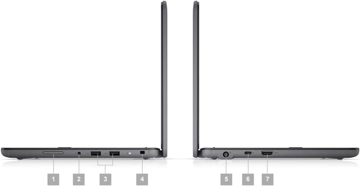 Dell Latitude 3120 2-in-1 Touchscreen Laptop 11.6 Inch | Intel Celeron N6000, 8GB RAM, 256GB SSD, Windows 11 Pro, HD 1366x768 Display, Convertible Laptop Tablet for Business School Work