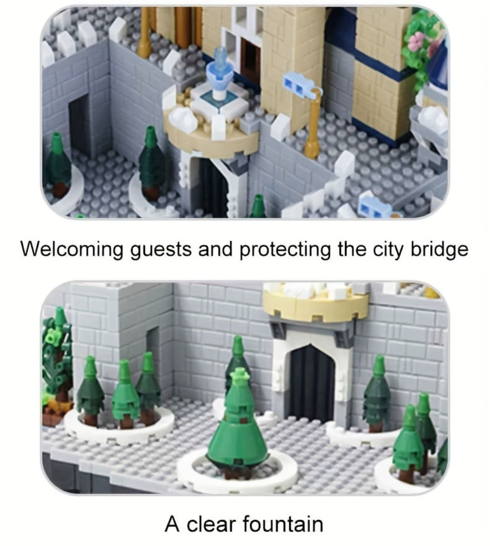 Princess Castle Building Blocks 3600 Pcs, Fairytale Palace Micro Brick Kit for Ages 8+