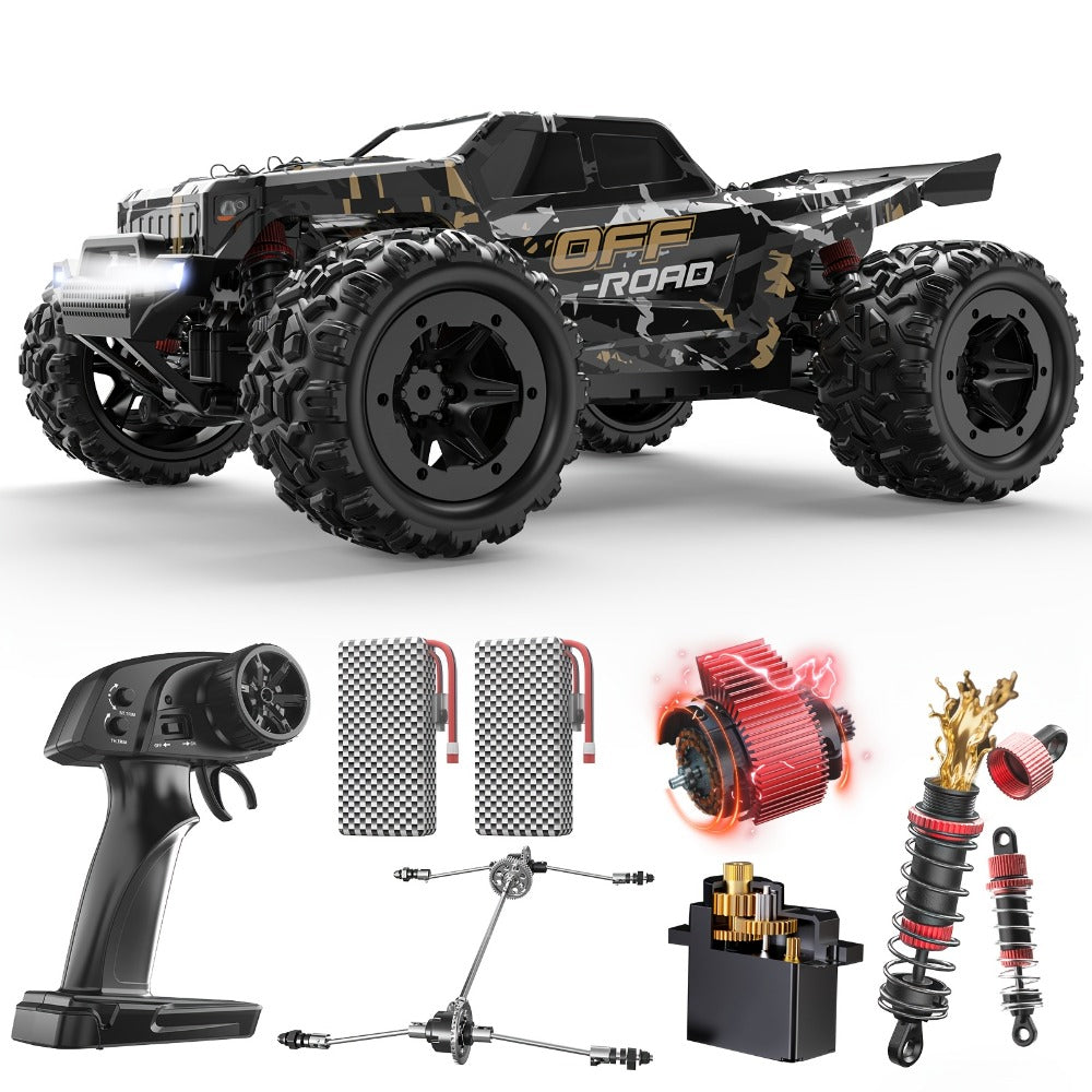 DEERC 1:16 4WD RC Truck, 42 km/h with Dual Batteries