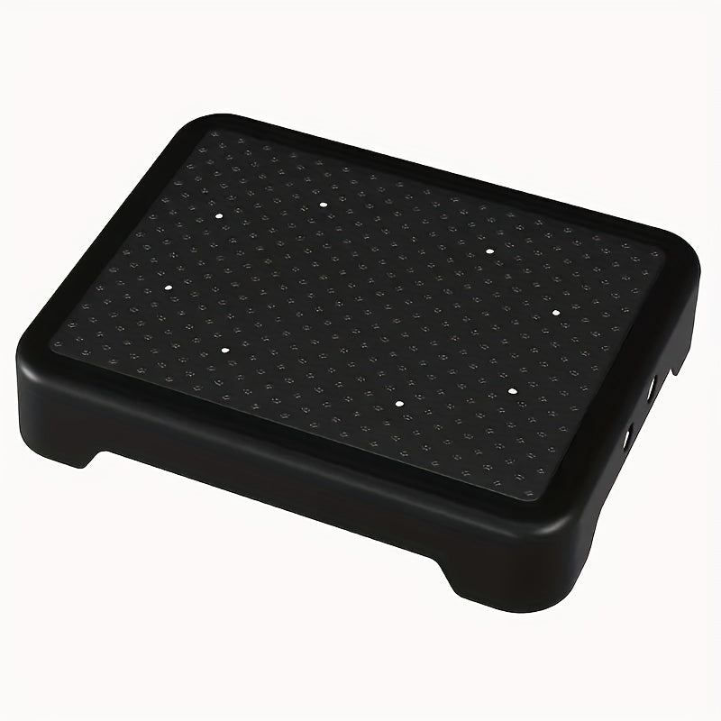 Step Stool Anti-Slip Heavy Duty – Portable Mobile Stepping Stool with Textured Non-Slip Surface & Sturdy Base | Indoor Outdoor Use for Elderly, Bathroom, Toilet, Stairs & Standing Assistance