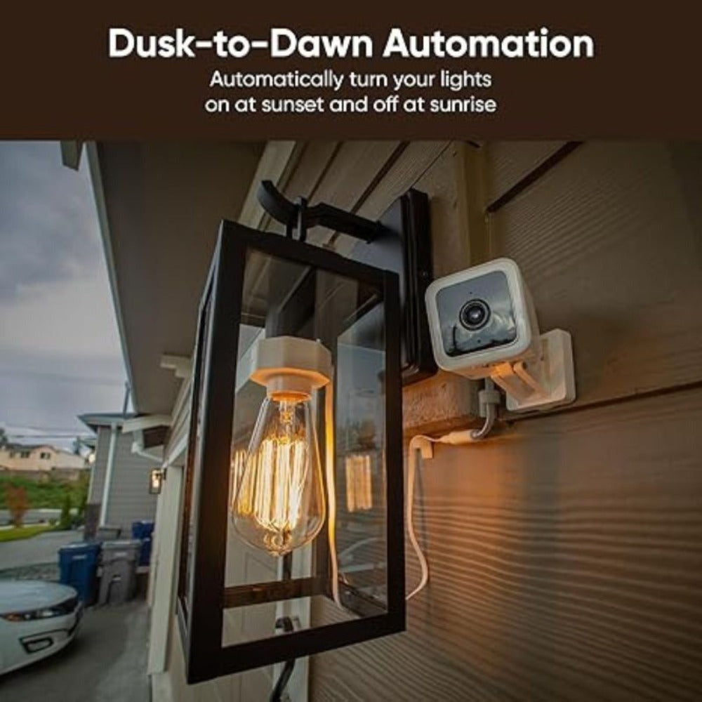 Wyze Lamp Socket Power Adapter for Wyze Cam v3 & v4 – Powers Camera via Exterior Light Fixture, Motion-Activated Security Light, Dusk to Dawn Scheduling, Wireless Sync Up to 5 Sockets, Wyze App (Camera Sold Separately)