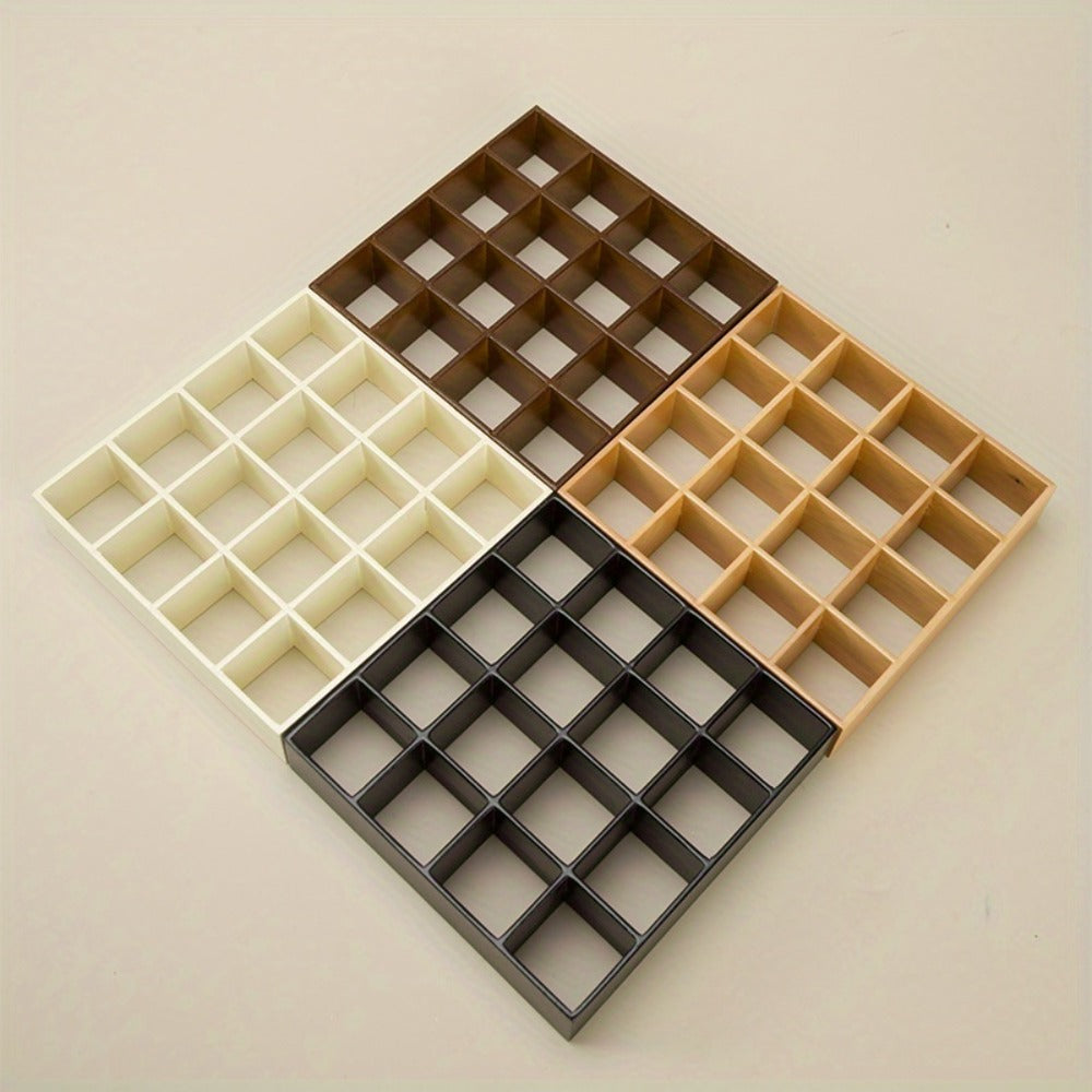 1:12 Scale Dollhouse Display Cabinet with 16 Compartments