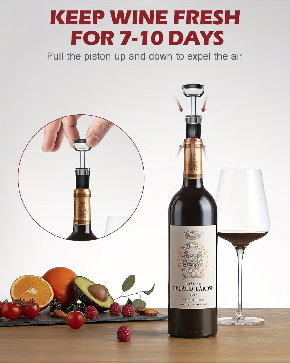 Electric Wine Opener Set – Rechargeable Automatic Corkscrew with Wine Aerator Dispenser, Vacuum Stopper & Foil Cutter for Any Occasion Gift