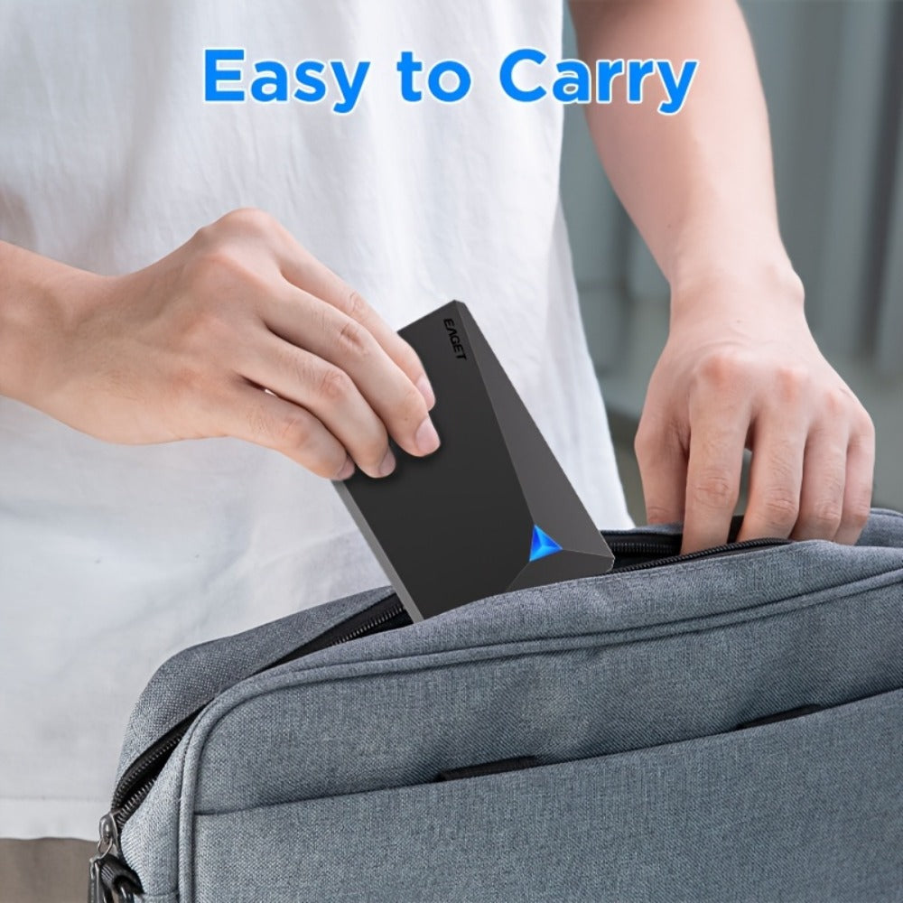 Portable External Hard Drive 250GB 500GB High Speed USB for PC Mac Laptop PS4 Xbox One – NTFS Plug and Play Video Music Photo Backup Storage Hard Disk Drive