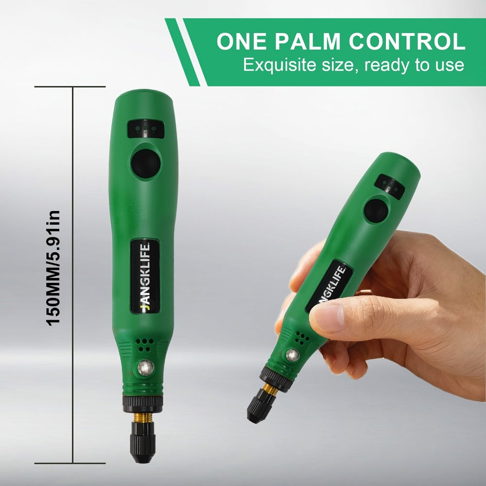 Cordless Rotary Tool Kit 102pcs – Rechargeable Engraving Pen with Adjustable Speed for Wood Carving, Sanding, Polishing & Etching, Portable Mini Electric Grinder