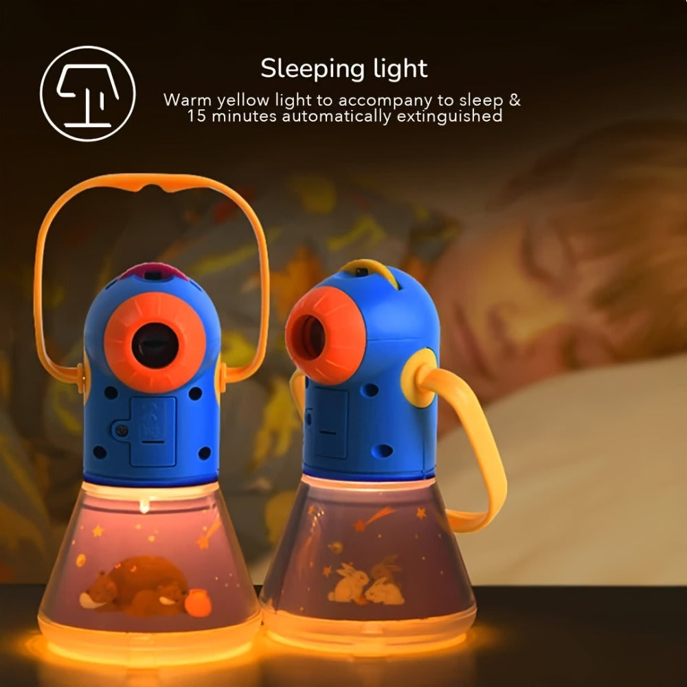 Kids Projector Torch with 12 Story Reels – MiDeer Flashlight Bedtime Storytelling Toy for Toddlers Ages 3+, Screen-Free Storybook Projector for Boys Girls, Birthday Christmas Holiday Gift