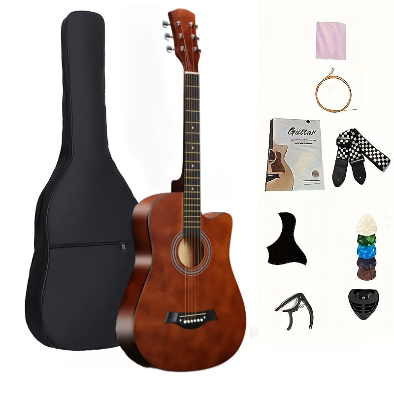 Acoustic Guitar shown in the Dark Brown-1 option