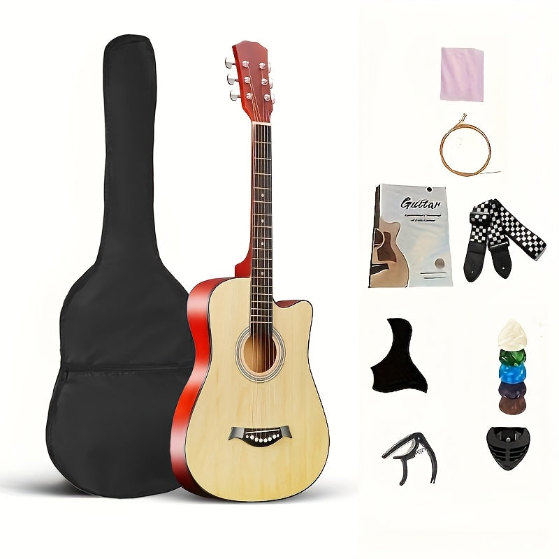 Acoustic Guitar shown in the Khaki option