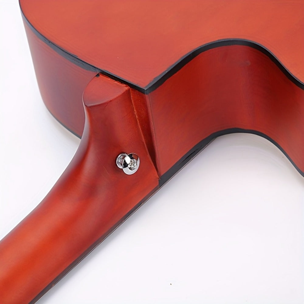 Acoustic Guitar, Blue-A, Full Size, Full-Size, Complete, Beginners for Lessons detail image - detail view 6